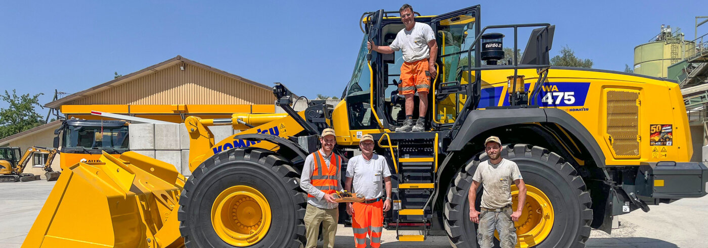 Kigro Startseite Komatsu Radlader Intro Slider