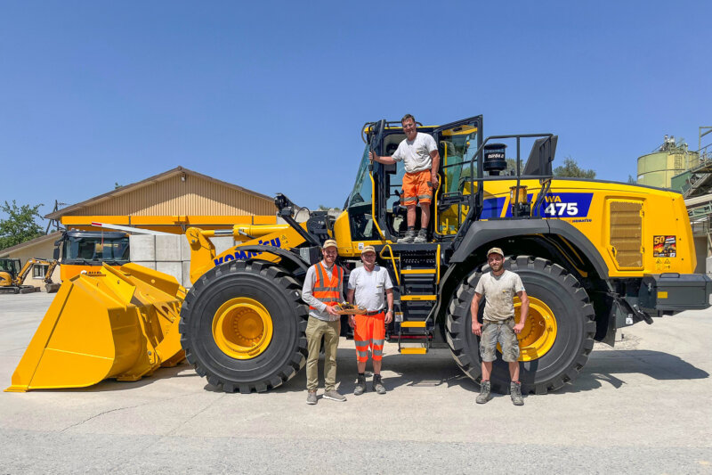 Kigro Startseite Komatsu Radlader Intro